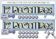 Day of the Year Birthday - December 12