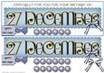 Day of the Year Birthday - December 27