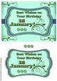 Day of the Year Birthday - January 28