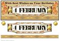 Day of the Year Birthday - February 4