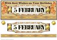 Day of the Year Birthday - February 5