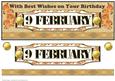 Day of the Year Birthday - February 9