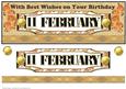 Day of the Year Birthday - February 11