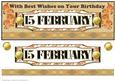 Day of the Year Birthday - February 15