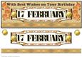 Day of the Year Birthday - February 17