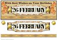 Day of the Year Birthday - February 26
