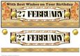 Day of the Year Birthday - February 27