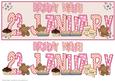 Day of the Year Birthday - Female January 23