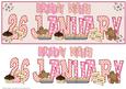 Day of the Year Birthday - Female January 26