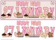 Day of the Year Birthday - Female January 27