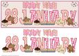 Day of the Year Birthday - Female January 28