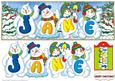 Snowmen Names Large Dl - Jane