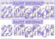 Day of the Year - Female March 23