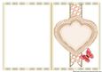Heart Frame Sketch - Silken Butterflies Insert