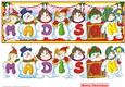 Snowmen Names Large DL - MADISON