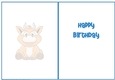 Happy Birthday - Little Bull Insert