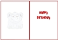 Happy Birthday - Little Elephant Insert