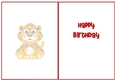 Happy Birthday - Little Cheetah Insert