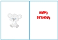 Happy Birthday - Little Koala Insert