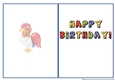 Happy Birthday - Little Cockerel Insert