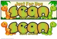 Just For You Dinosaurs - Sean Happy Birthday