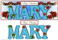 Large DL Poinsettia - MARY