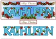 Large DL Poinsettia - KATHLEEN