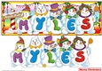 Snowmen Names Large DL - Myles