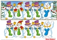 Snowmen Names Large DL - LILLY