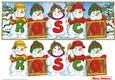 Snowmen Names Large DL - ROSCO