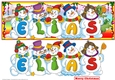 SNOWMEN NAMES LARGE DL - ELIAS
