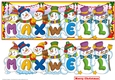 SNOWMEN NAMES LARGE DL - MAXWELL