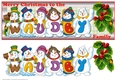 SNOWMEN SURNAME - WAUDBY