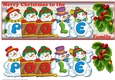 SNOWMEN SURNAME - POOLE