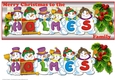 SNOWMEN SURNAME - HOLMES