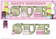 SHOPAHOLIC NAMES - SUE