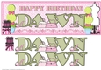 SHOPAHOLIC NAMES - DAWN