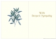 Quick Card - Foliage Sympathy 1 Insert