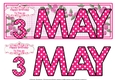 DAY OF THE YEAR FEMALE - MAY 3