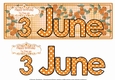 DAY OF THE YEAR FEMALE - JUNE 3