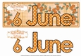 DAY OF THE YEAR FEMALE - JUNE 6