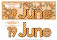 DAY OF THE YEAR FEMALE - JUNE 19