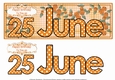 DAY OF THE YEAR FEMALE - JUNE 25