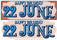 DAY OF THE YEAR - MALE - JUNE 22