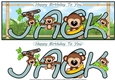 LITTLE MONKEYS NAMES - JACK