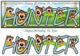 LITTLE MONKEYS NAMES - HUNTER