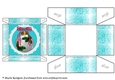 CHRISTMAS GIFT BOX WITH BAUBLE AND HOLLY 1