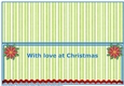 Snow People Happy Christmas Bunting Insert
