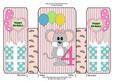 Girl Balloon Mouse Birthday Age 4