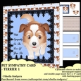 PET SYMPATHY CARD - TERRIER 1